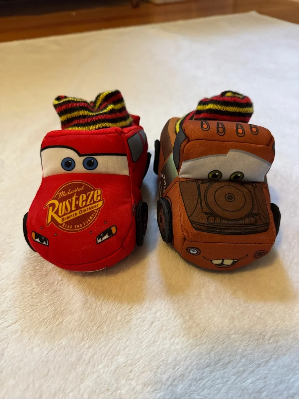 Lightning McQueen and Tow Mater Toddler Slippers - Size 7-8